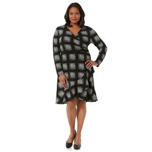 Women's Dress Covington Wrap Effect size 3X NEW